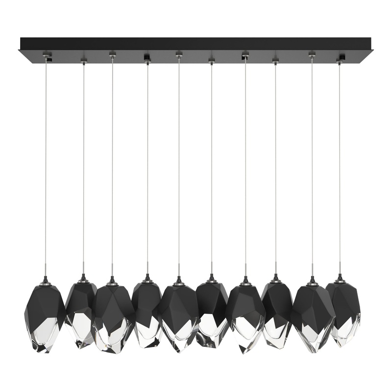 Chrysalis 10-Light Large Crystal Pendant Ink Black Crystal (BP)