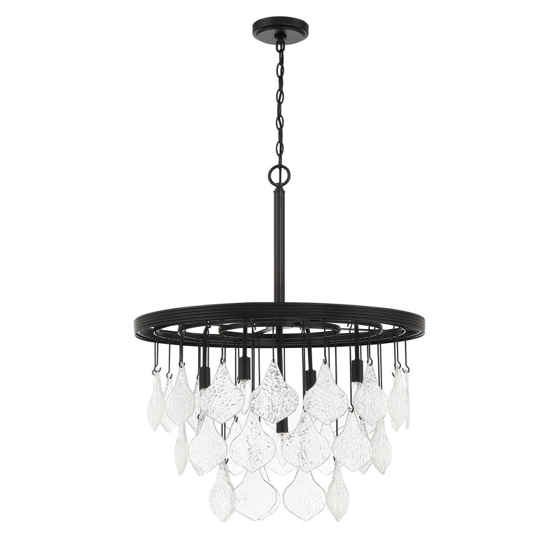 Craftmade P981FB5 Vesi Five Light Pendant Flat Black