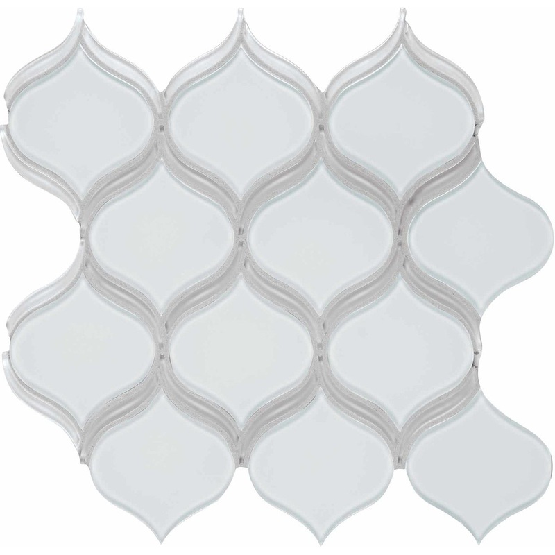 Element Ice Arabesque Glass Moaics. 1 Sheet = Sq. Ft. (35-138)
