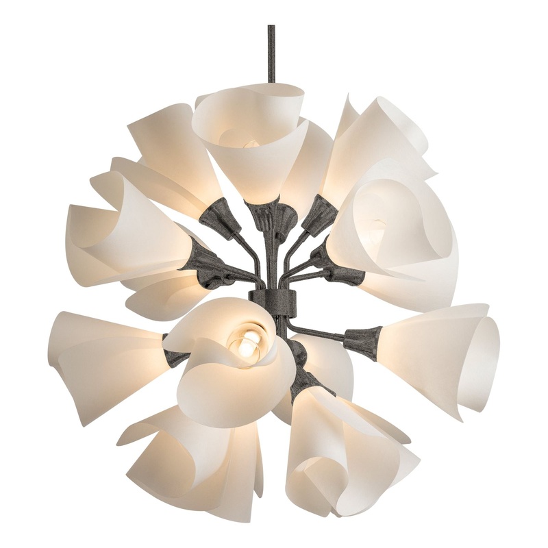 Mobius 16-Light Orb Pendant Natural Iron