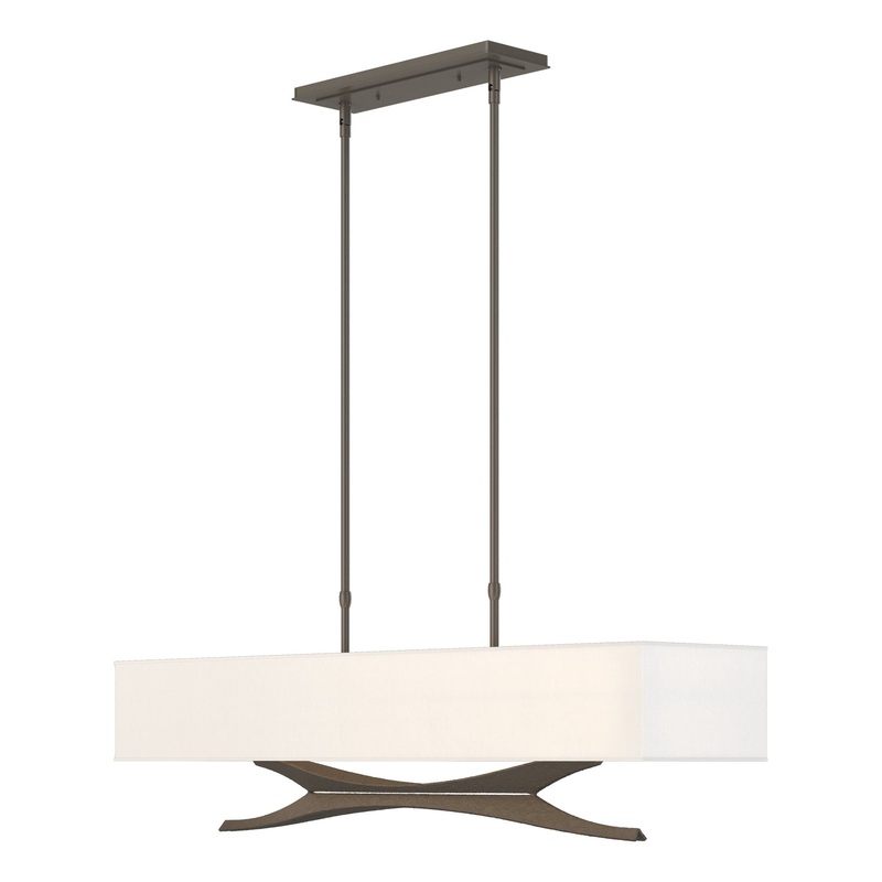 Moreau Pendant Dark Smoke Natural Anna Shade (SF)
