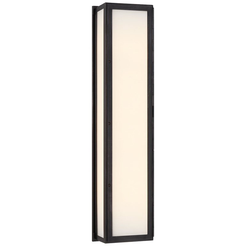 Three Light Wall Sconce from the Mercer Collection in Bronze Finish by Visual Comfort Signature