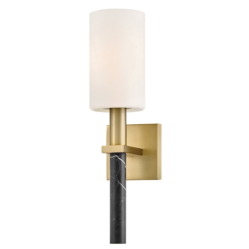 Turin Medium Single Light Sconce Lacquered Brass