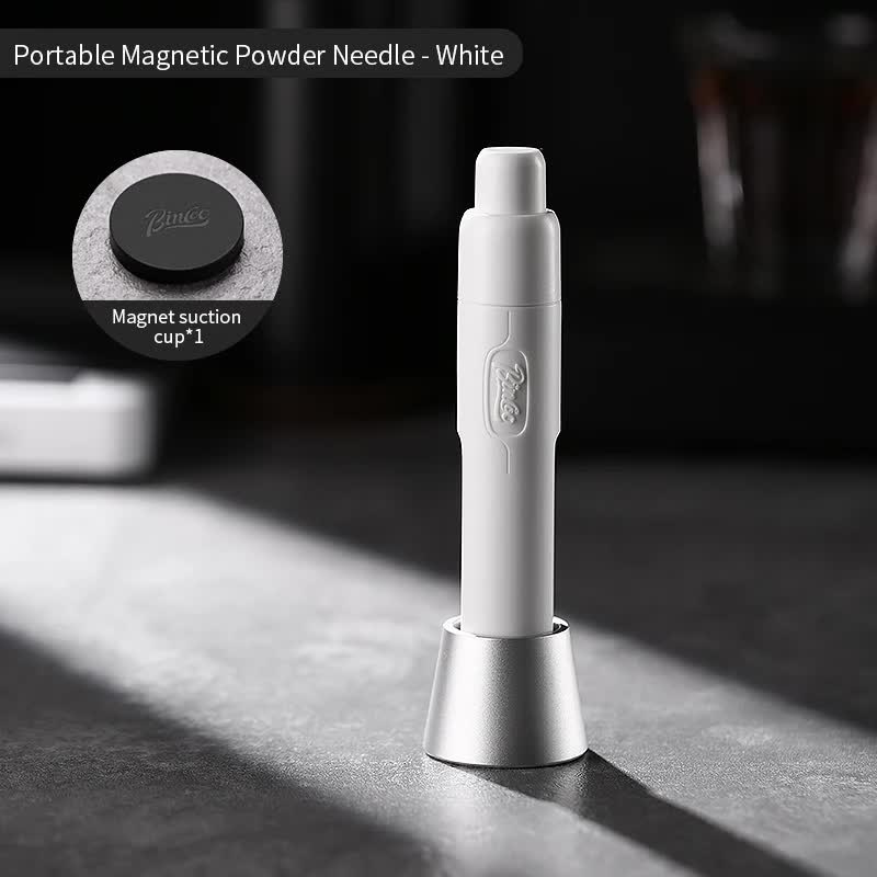 White Telescopic Magnetic Stainless Steel Coffee Tamper Needle – Espresso Powder Distributor