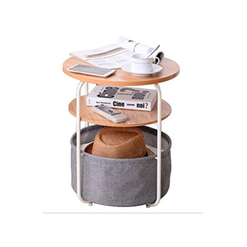 Yyqx Comodino Tavolino Diversi armadi sul Divano in Ferro battuto Minimalista Tavolo da Salotto Laterale Tavolino Rotondo Comodini Letto