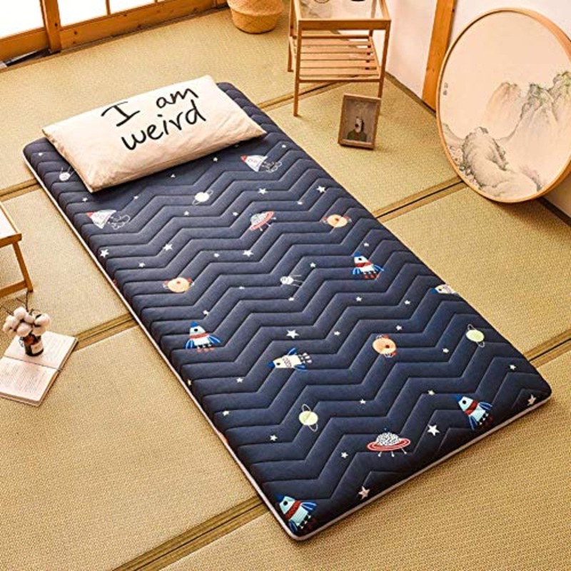 Z&HA Tatami Tappetino, 5 cm di Spessore Tappetino futon MattressTopper Tradizionale Giapponese futon ispessite Queen Size Standard Dimensione Dorm,J,180x 200cm