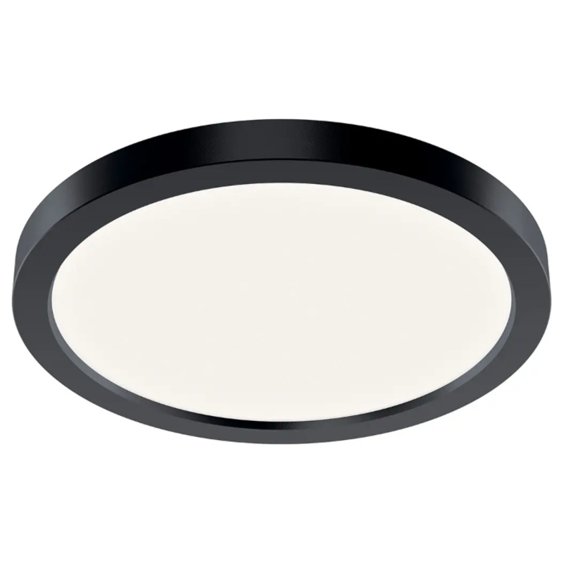 Ara 9.25″ Round LED Flush mount Black
