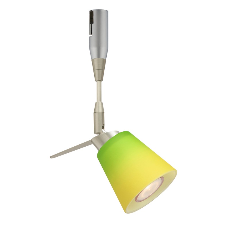 Besa RSP-5042GY-SN Canto One Light Spotlight Satin Nickel