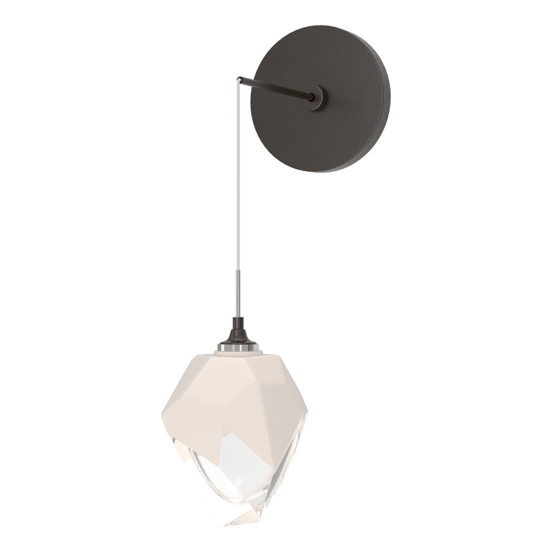 Chrysalis Small Low Voltage Sconce Oil Rubbed Bronze White Crystal (WP)