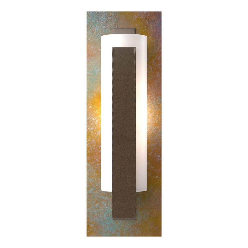 Forged Vertical Bar Sconce Bronze Copper