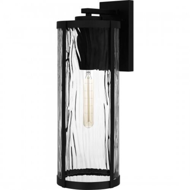 Quoizel CLP8407MBK Culpo Outdoor wall 1 light matte black. Outdoor Lantern