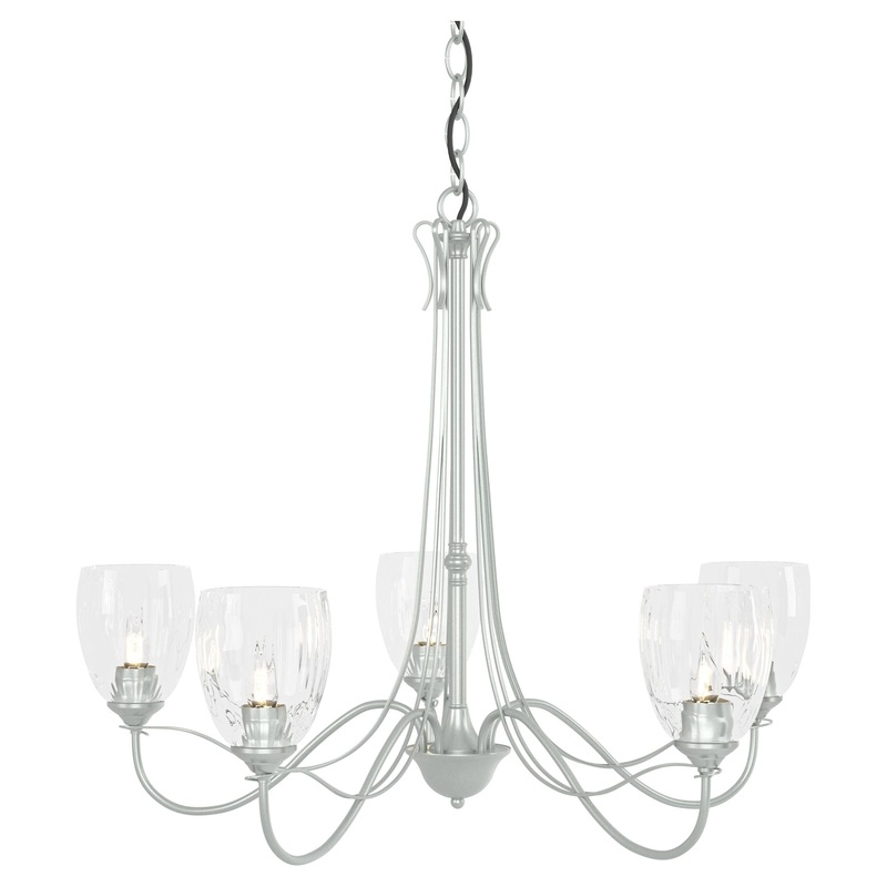 Trellis 5-Arm Chandelier Vintage Platinum
