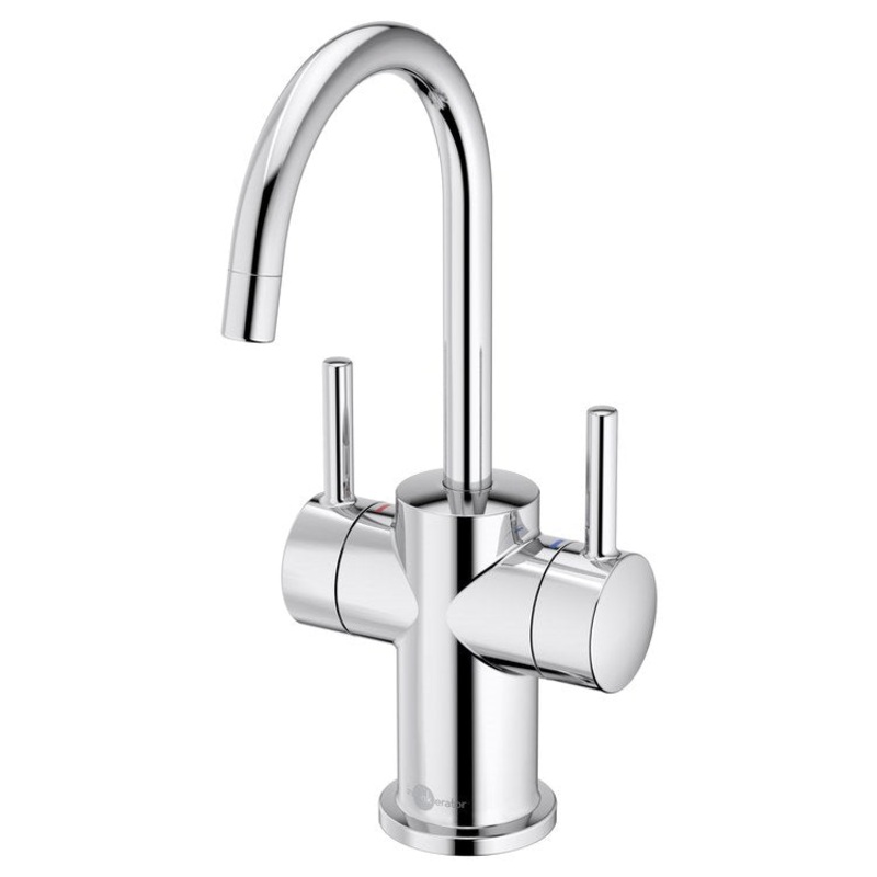 Water Dispenser Showroom Modern 3010 Instant 2 Lever ADA Gooseneck Swivel 360 DEG Chrome