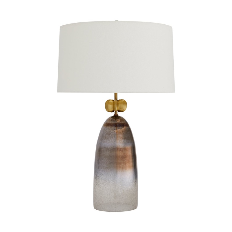 Arteriors 44775-249 Haley One Light Lamp Smoke Luster Ombre
