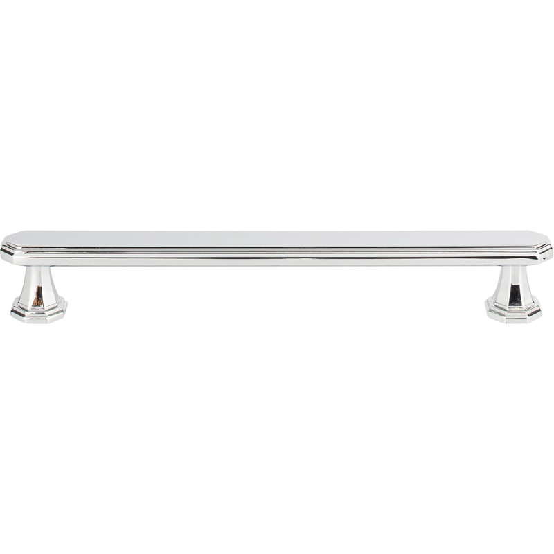 Atlas Homewares Dickinson Pull 6 5/16 Inch (c-c) Polished Chrome