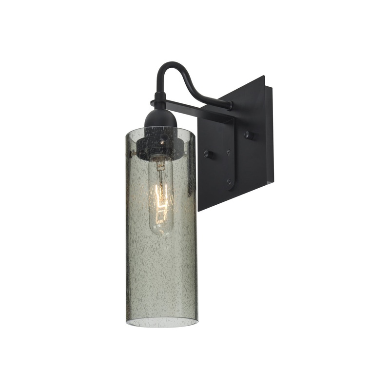 Besa 1WG-JUNI10MS-BK Juni One Light Wall Sconce Black