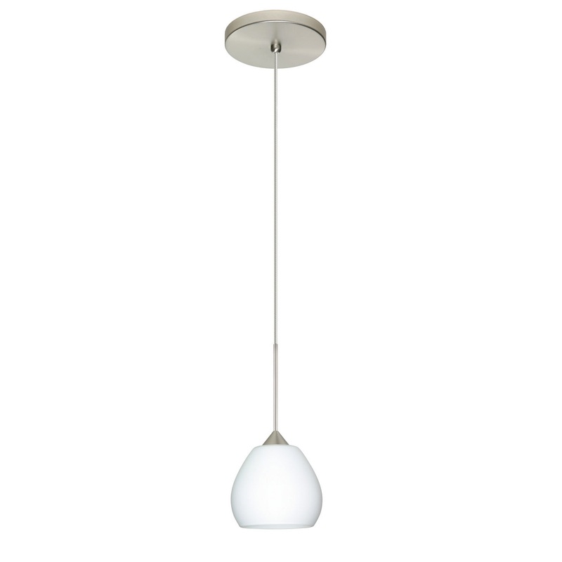 Besa 1XT-560507-SN Tay Tay One Light Pendant Satin Nickel