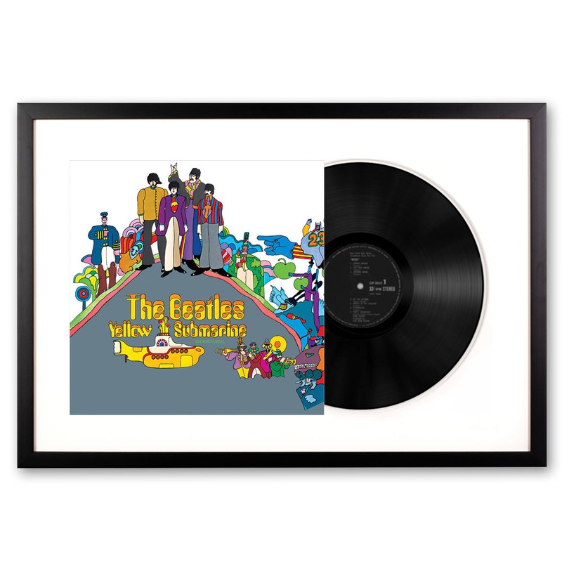 Framed The Beatles – Yellow Submarine – Vinyl Album Art