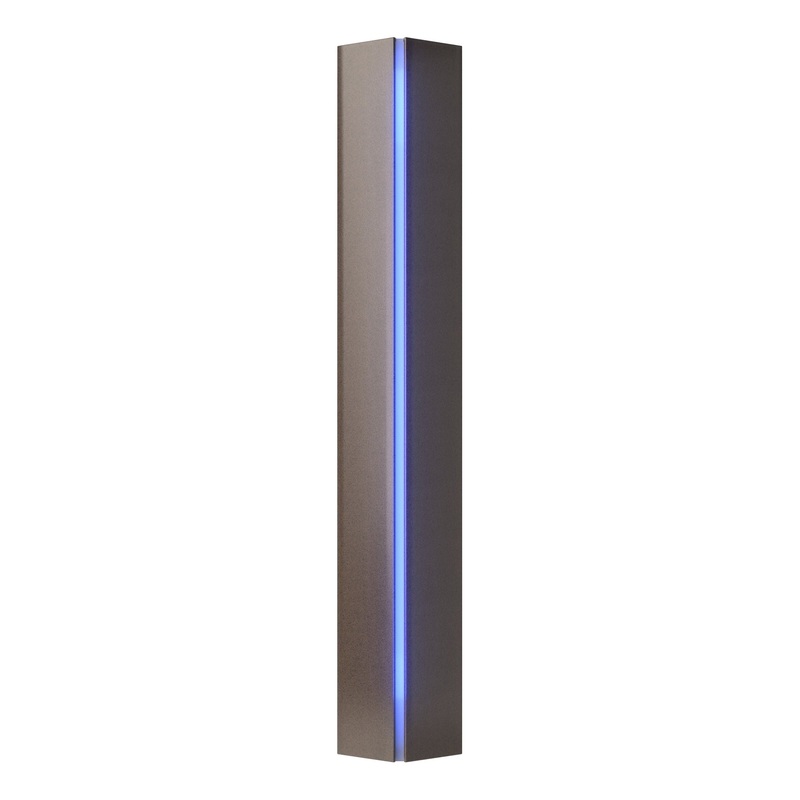 Gallery Small Sconce Bronze Blue Glass (EE)