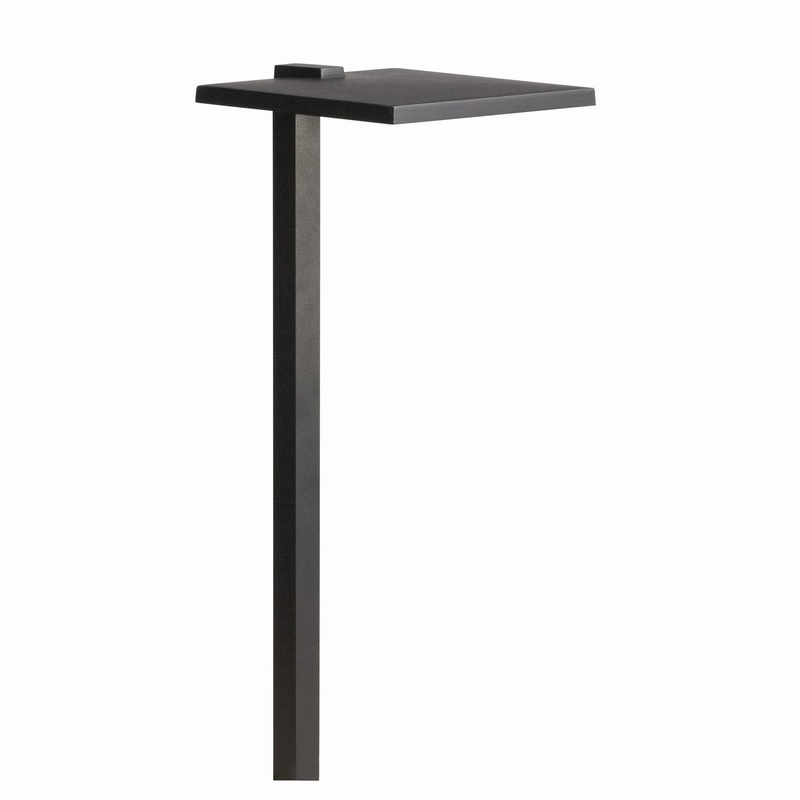 LED Path Light in Textured Black Finish by Kichler