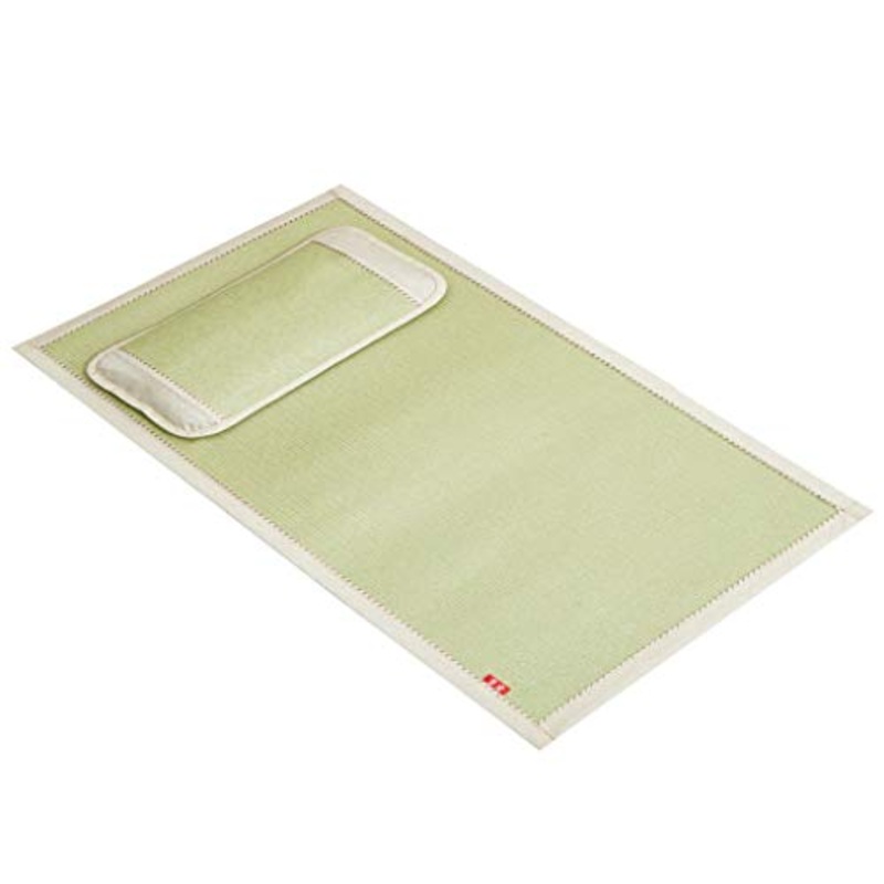 MBY Materassino in bamb, Culla Bambini Seta Ghiacciata Malacca Sedili Doppia Faccia Scuola Materna Pisolino Speciale Stuoia di Paglia (Size : 70150cm)