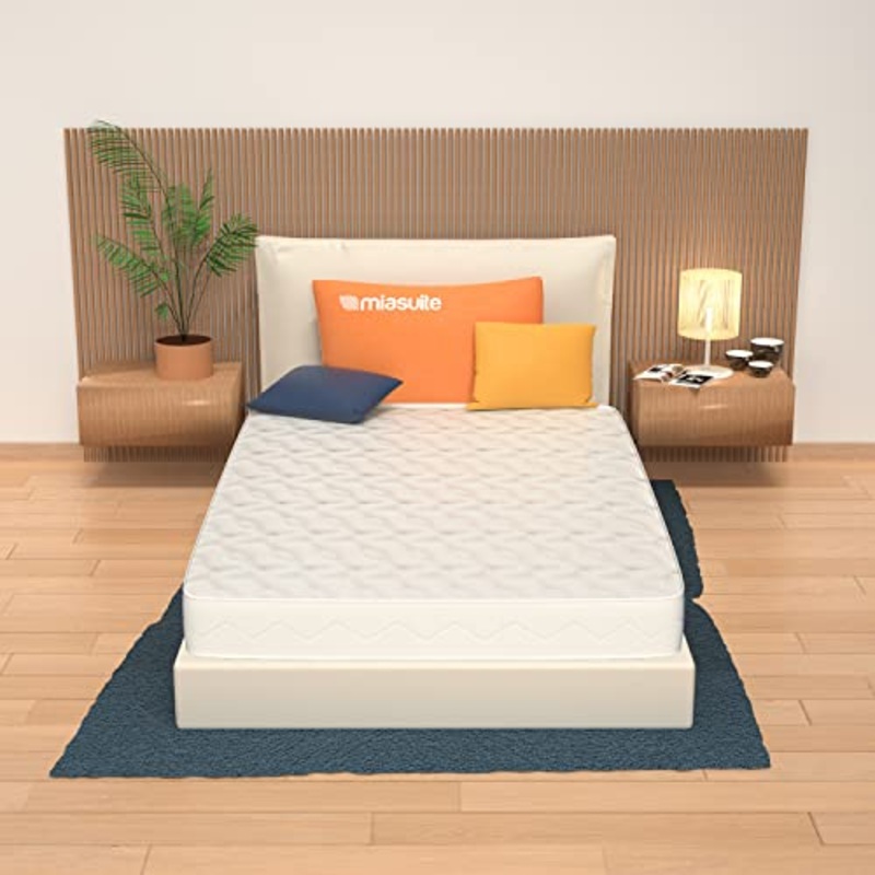 MiaSuite Materasso Memory Foam alla Francese 140X200X25 Matrimoniale CM Ortopedico Dispositivo Medico Like