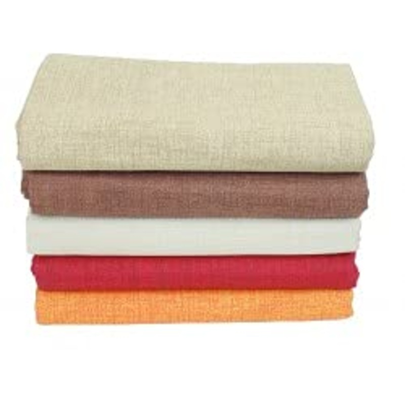 telo copridivano copri poltrona copriletto matrimoniale gran foulard tinta unita in cotone (arancione, matrimoniale)