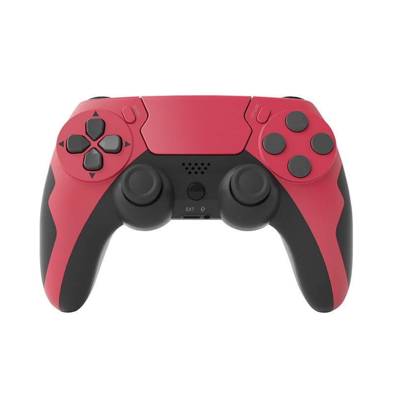 Wireless Gaming Controller – Bluetooth 4.0, Double Motor Vibration, Sensitive Touchpad & 8H Playtime(Wine red)