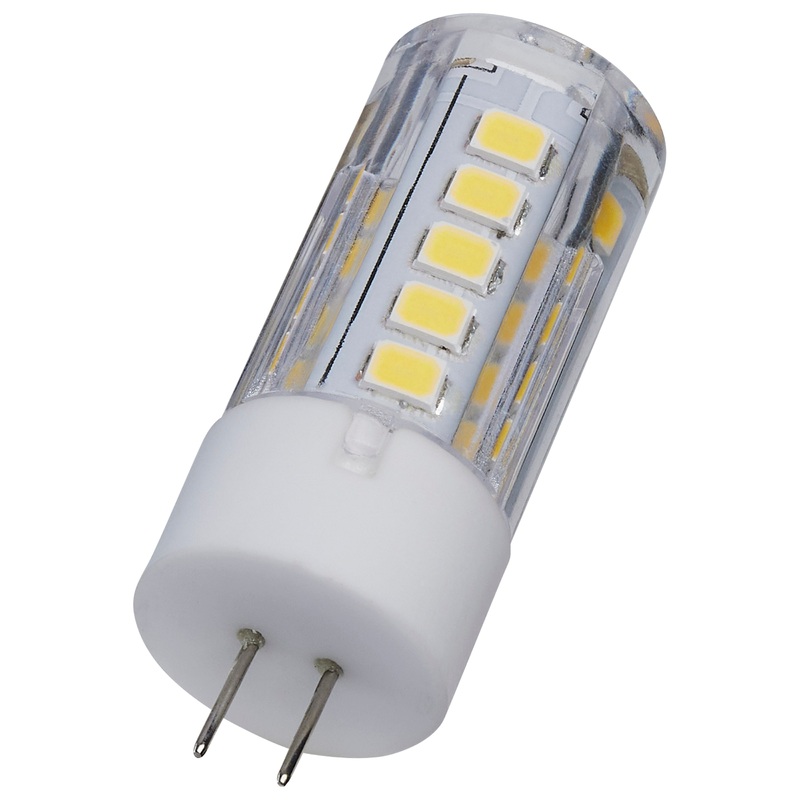 3 Watt T5 LED – Clear Finish – Bi Pin G4 Base – 5000K – 12 Volt Light Bulb by Satco