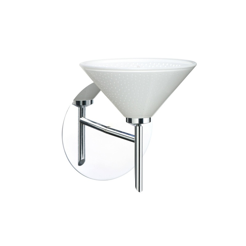 Besa 1SW-282453-CR Kona One Light Wall Sconce Chrome