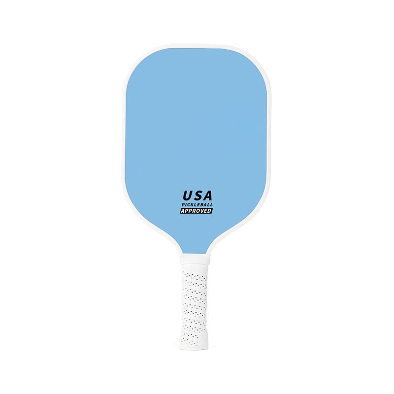 Blue Fiberglass Pickleball Paddle – Lightweight 215g with Anti-Slip TPU Grip for Outdoor Sports
