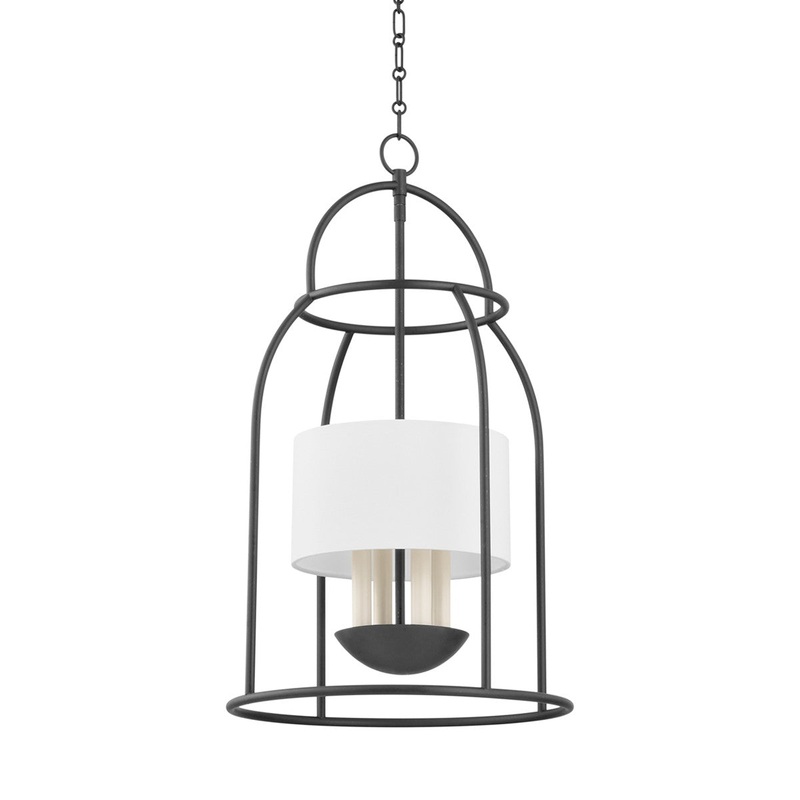 Four Light Lantern from the Delia Collection in Aged Iron Finish by Mitzi
