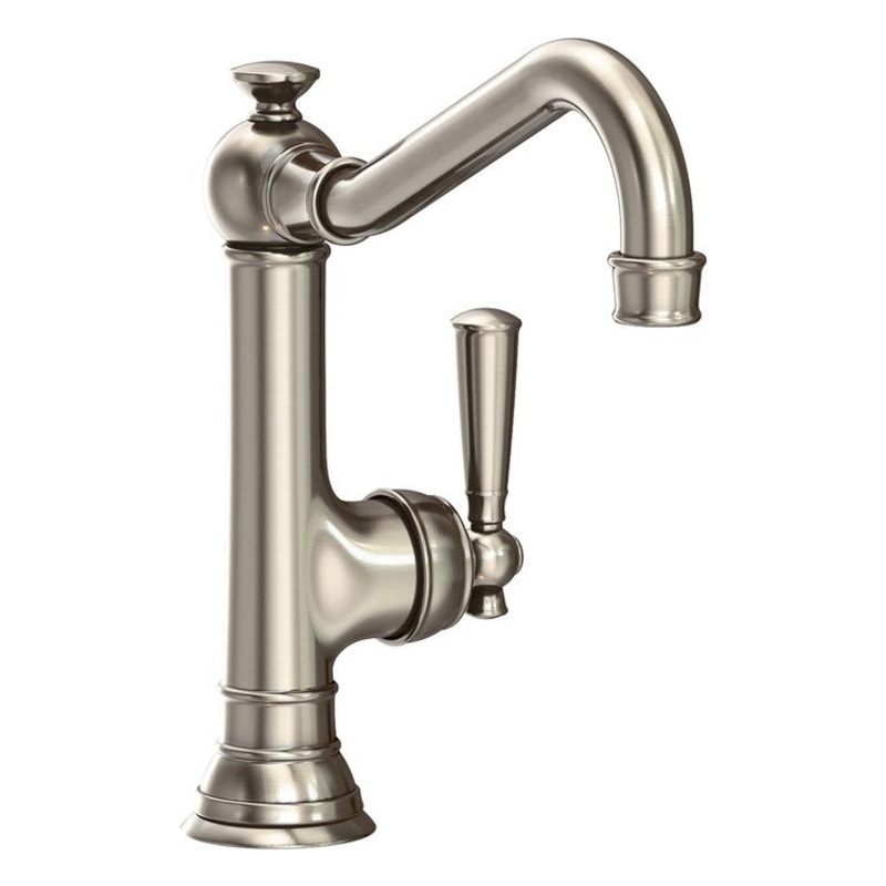 Kitchen Faucet Jacobean 1 Lever ADA Antique Nickel Spout Height 7-2/3 Inch 1.8 Gallons per Minute