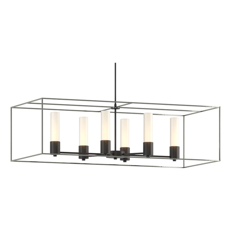 Portico Pendant Black Sterling Opal Glass (GG)