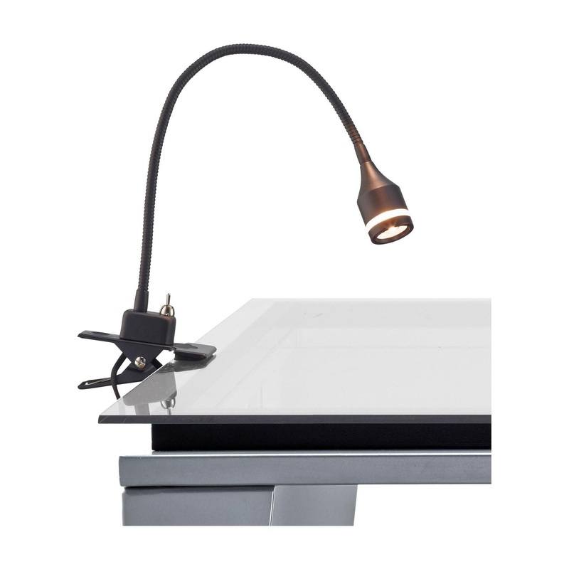 Prospect LED Clip Lamp Matte Black