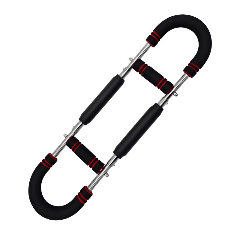 Red Black Adjustable U-Shaped Arm Exerciser – For Home Fitness Strength Training (30kg)