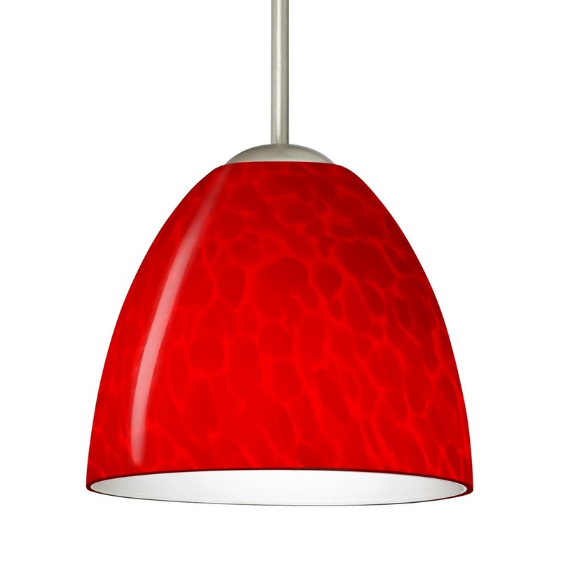 Besa 1BC-7572RC-MED-SN Besa Sasha Pendant One Light Pendant Satin Nickel