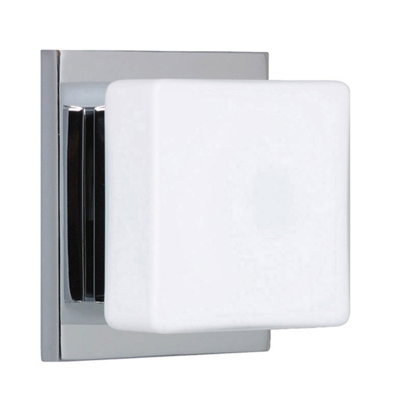 Besa 1WS-773507-CR Alex One Light Wall Sconce Chrome