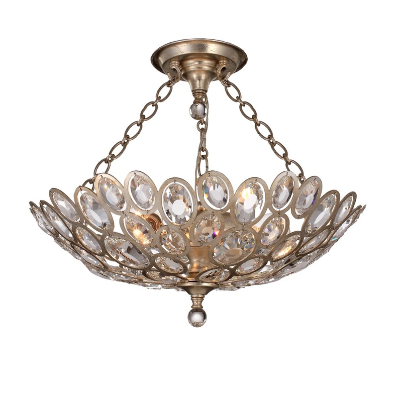 Crystorama 7584-DT_CEILING Sterling Three Light Semi Flush Mount Distressed Twilight