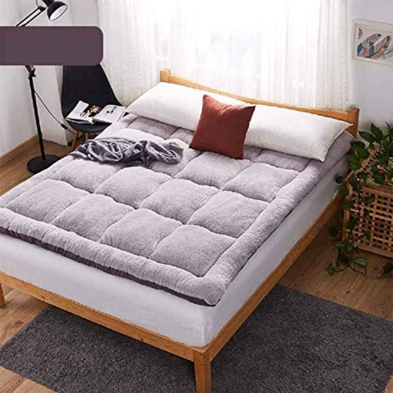 HKX Tappetino coprimaterasso Futon, Materasso Pieghevole dormitorio-B 150x200cm (59×79 Pollici)