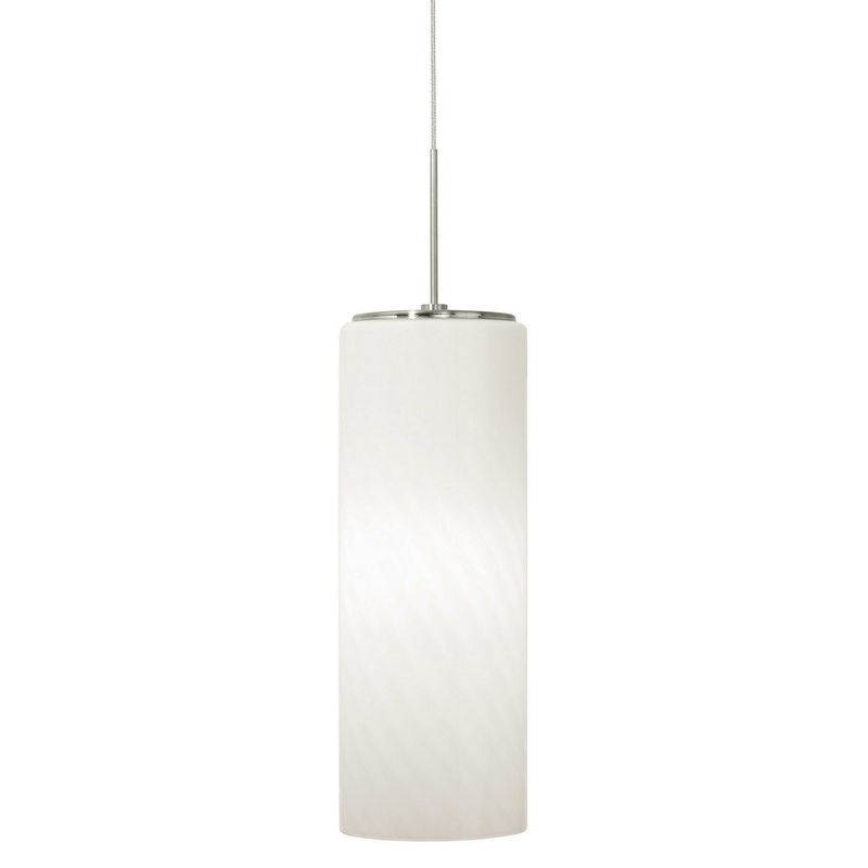 LED Pendant from the Gauss Collection in Polished Nickel Finish by Stone Lighting