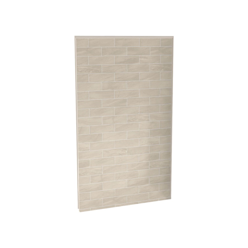 MAAX 103421-312-507 Utile 48 in. Composite Direct-to-Stud Back Wall in Organik Loam