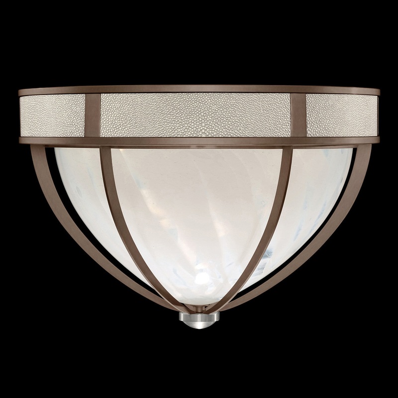 Mirage 18.75″W Round Flush Mount Bronze/Nickel/Coco