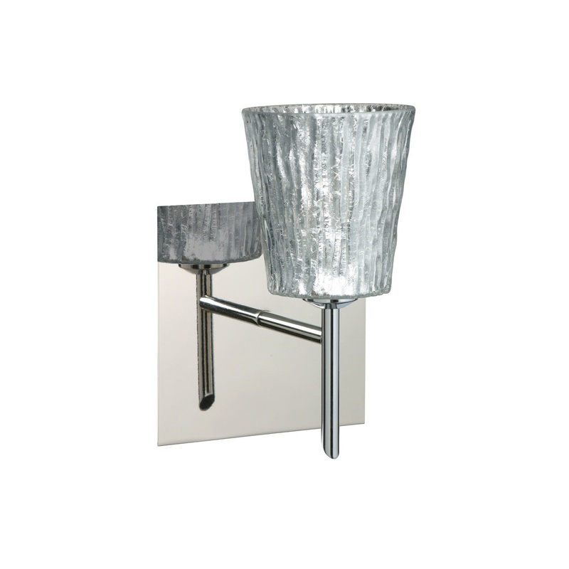 One Light Wall Sconce from the Nico Collection in Chrome Finish by Besa