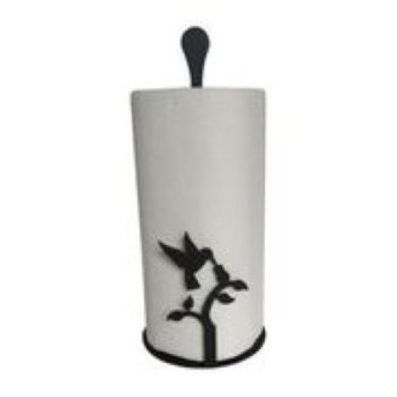 Village Wrought Iron PT-C-18 Hummingbird Paper Towel Stand