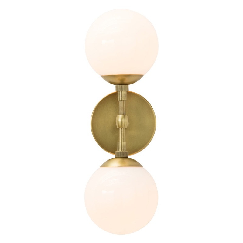 Arteriors 49961 Polaris Two Light Wall Sconce Antique Brass