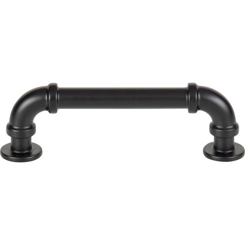 Atlas Homewares Steam Punk Pull 3 3/4 Inch (c-c) Matte Black