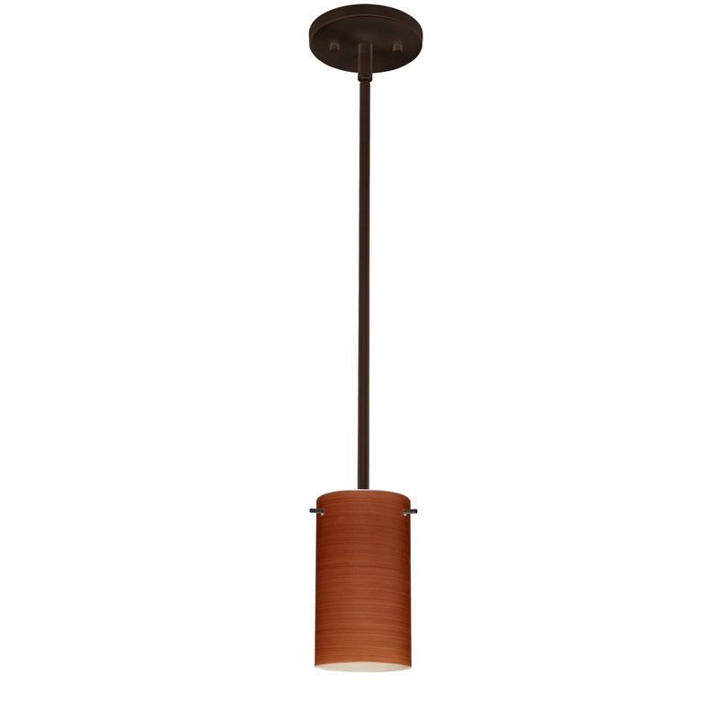 Besa 1TT-4404CH-LED-BR Stilo One Light Pendant Bronze
