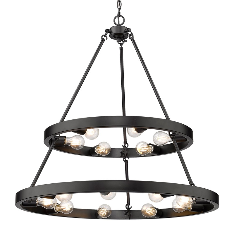 Castile 2 Tier – 15 Light Chandelier (Top 6, Bottom 9)