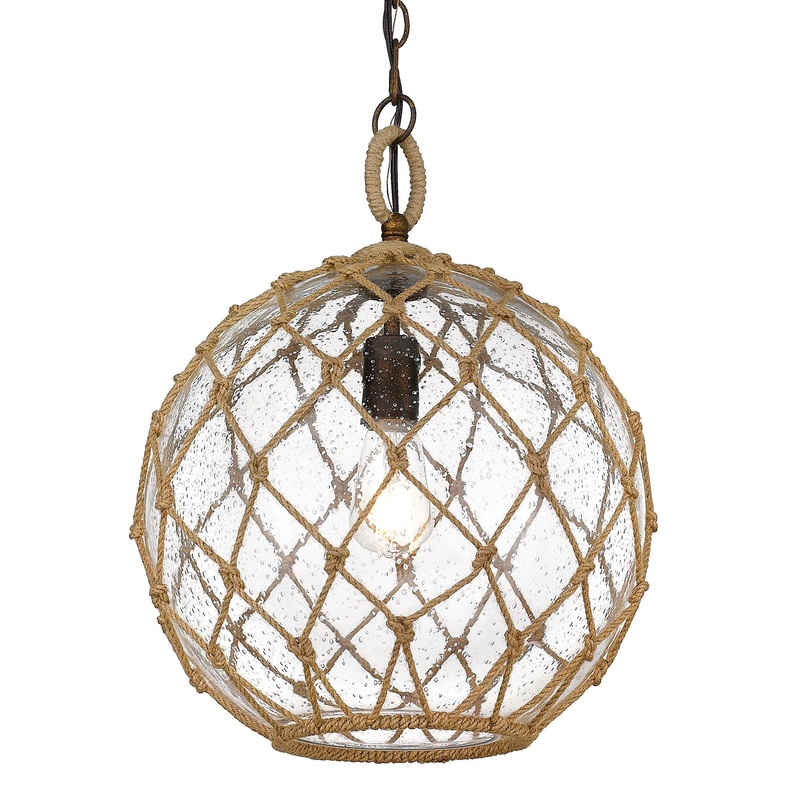 Haddoc Medium Pendant in Burnished Chestnut